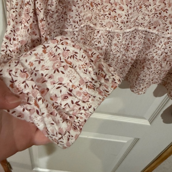 Lucky Brand Women's Floral Blouse - Light Pink - Picture 4 of 4